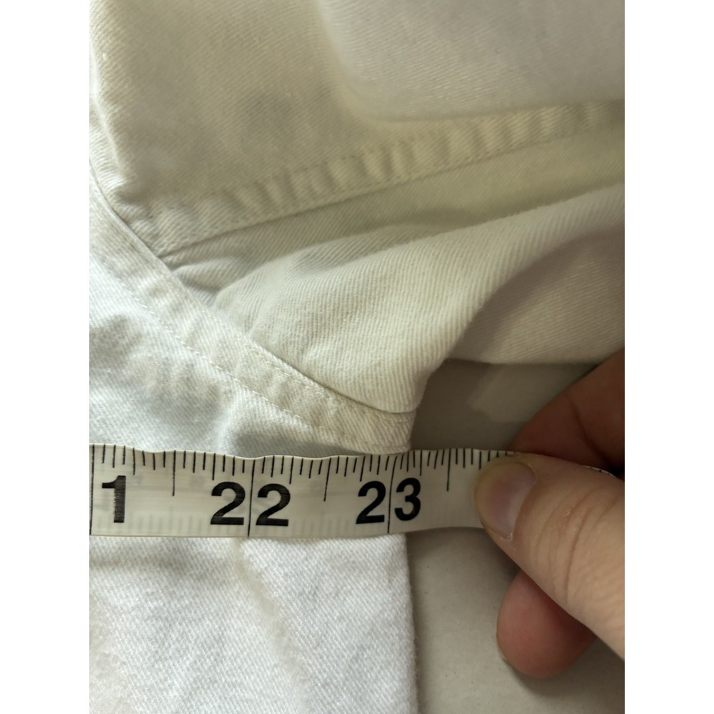 Chicos Fully Embroidered Jean Jacket Women's XL White/black Boho 100% Cotton - Picture 5 of 6